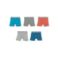 thumbnail image 1 of Hanes Toddler Boy Boxer Brief Underwear, 5 Pack, Sizes 2T-5T, 1 of 4