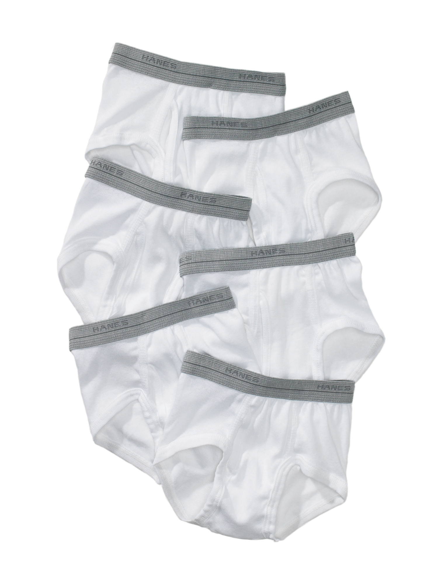 Hanes Toddler Boy Brief Underwear, 6 Pack, Sizes 6M-5T - image 1 of 2