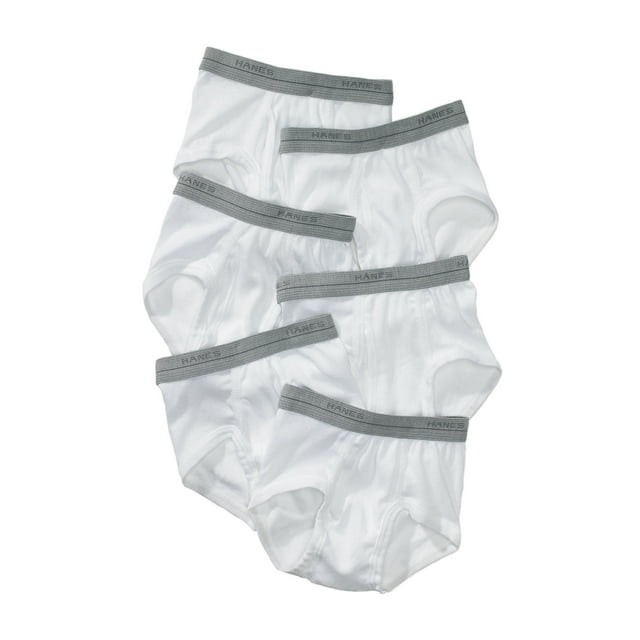Hanes Toddler Boy Brief Underwear, 6 Pack, Sizes 6M-5T