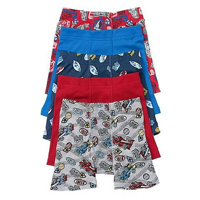Hanes Toddler Boy Comfortsoft Boxer Brief Underwear, 5 Pack, Sizes 2T-5T