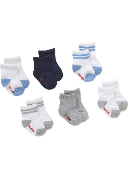 Touched by Nature Baby Boy Organic Cotton Socks, Boy Stripes, 0-6 ...