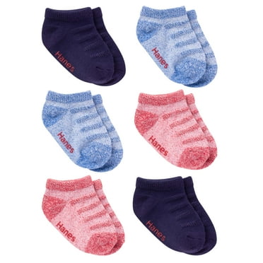 Hanes Toddler Boy Low Cut Socks, 6 Pack, Sizes 12M-5T