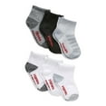 Hanes Toddler Boys Ankle Socks, 6 Pack, Sizes 12M5T