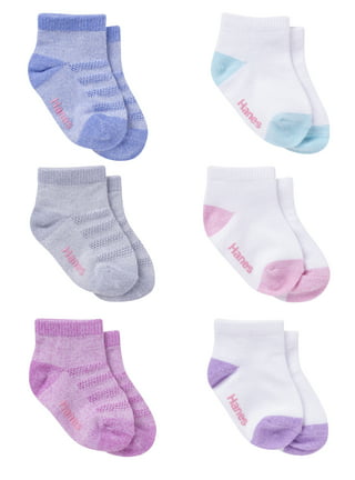 Athletic Works Girls Cushioned Ankle Socks, 10-Pack, Sizes S (6-10.5) - L  (4-10) 
