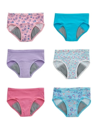 Hanes Girls' Tagless Super Soft Cotton Brief Underwear, 10 pack