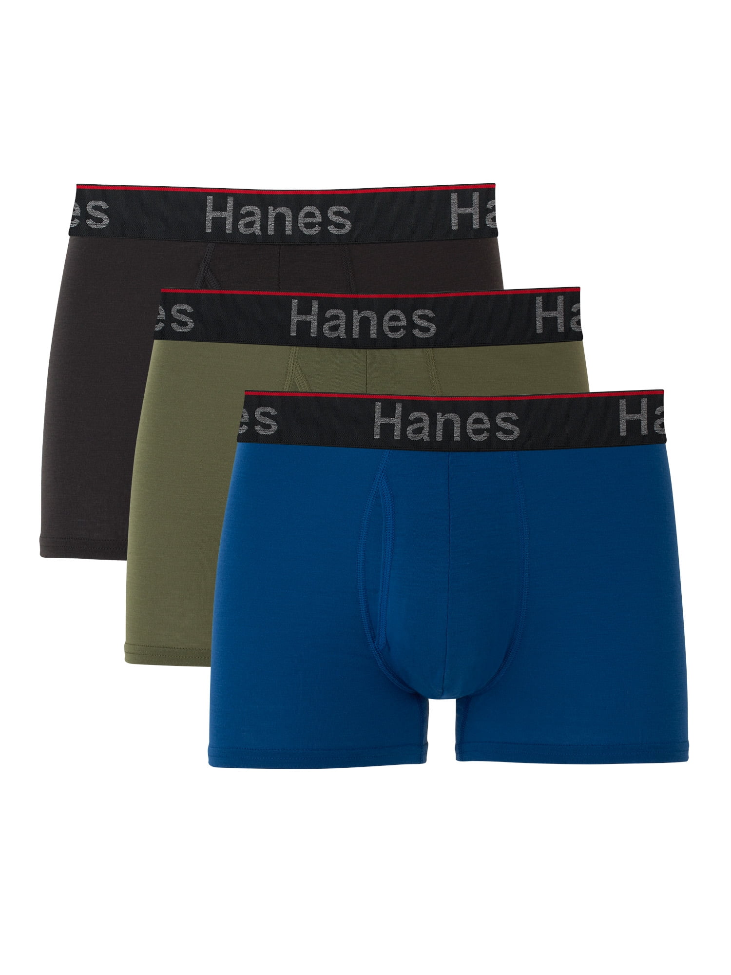 Hanes Total Support Pouch Men's Trunks Pack, AntiChafing Underwear