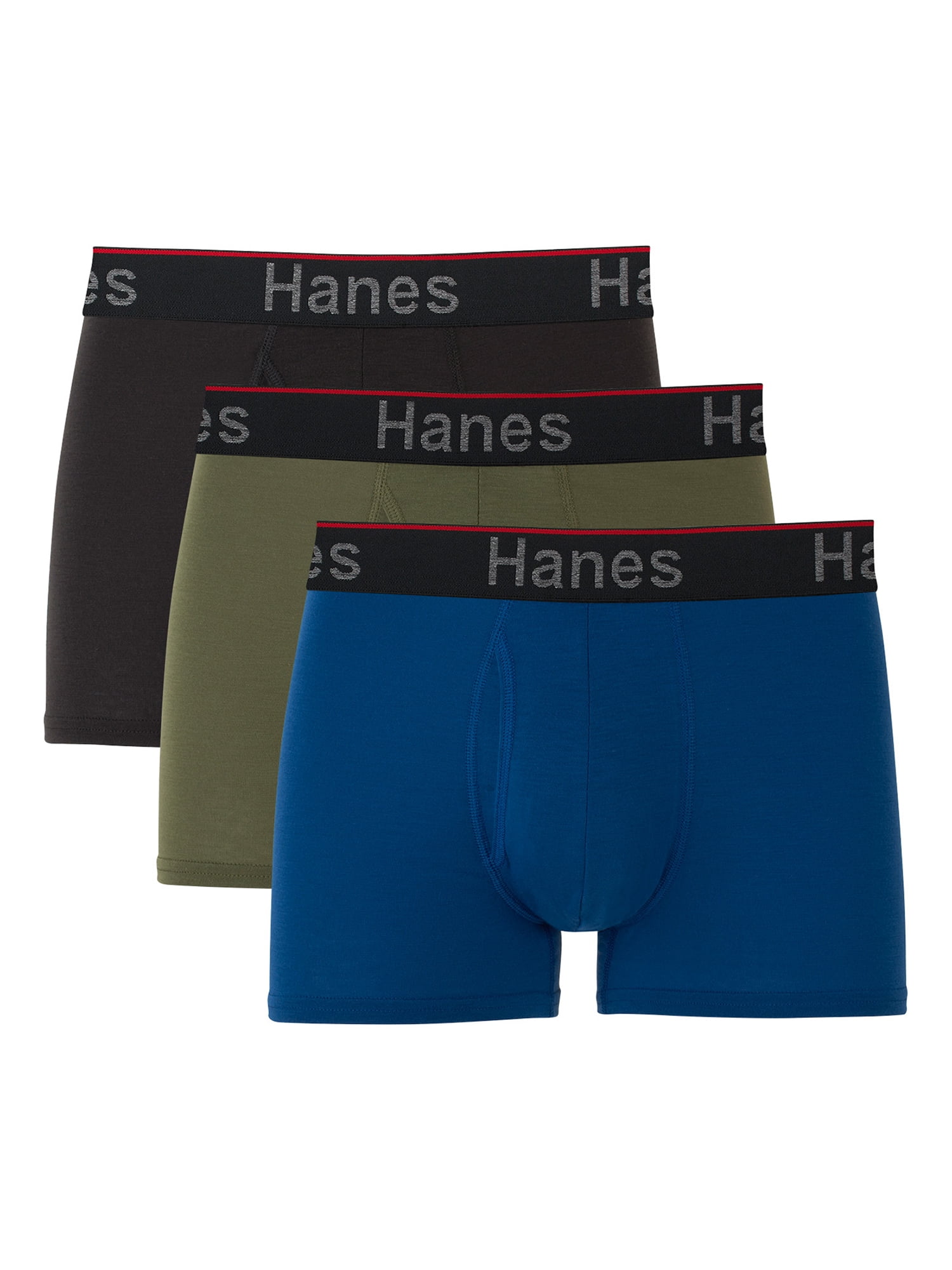 Hanes Total Support Pouch Men's Trunks Pack, Anti-Chafing Underwear ...