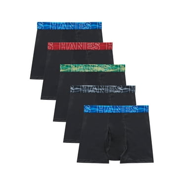 Hanes Tween Boys' X-Temp Performance Mesh Boxer Briefs, 5-Pack, Sizes S-XL