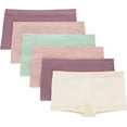 thumbnail image 1 of Hanes Tween Girls Underwear, Seamless Girls Panties, Boyshort & Hipster, Assorted Colors, 6-Pack, 1 of 2