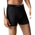 thumbnail image 1 of Hanes Ultimate 5 Packs For Men FreshIQ Boxer Briefs with ComfortFlex Waistband, Full-black , Large, 1 of 2
