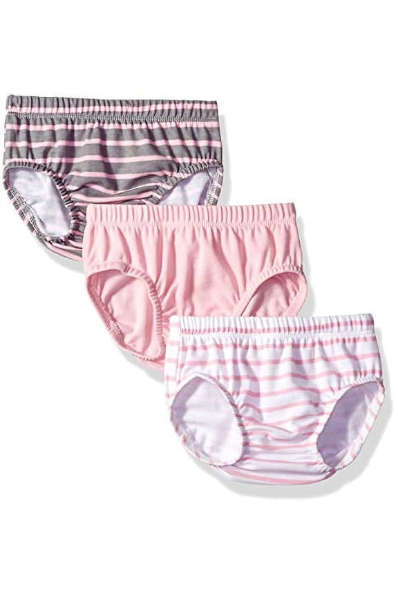 Ultimate Baby Flexy 3 Pack Diaper Covers, Pink Stripe, 0-6 Months