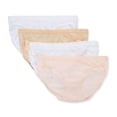 thumbnail image 1 of Hanes Ultimate Women's Breathable Comfort Flex Fit Bikini Underwear, 4-Pack, 1 of 8