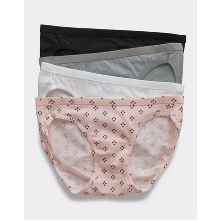 Hanes Ultimate Bikini Underwear 5-Pack ComfortSoft Women's Soft Stretchy ComfortSoft Tagless