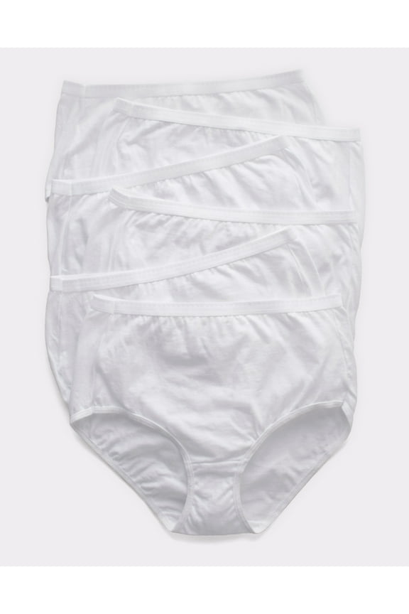 Ultimate Women's Brief 6-Pack Breathable Underwear High Rise Waist Cool Comfort Tagless