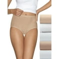 thumbnail image 1 of Hanes Ultimate® Comfort Cotton Women's Brief Panties 5-Pack Nude Dot White 6, 1 of 5