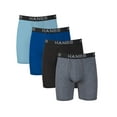 thumbnail image 1 of Hanes Ultimate Comfort Flex Fit Total Support Pouch Men's Long Leg Boxer Brief Underwear, Assorted, 4-Pack S, 1 of 4