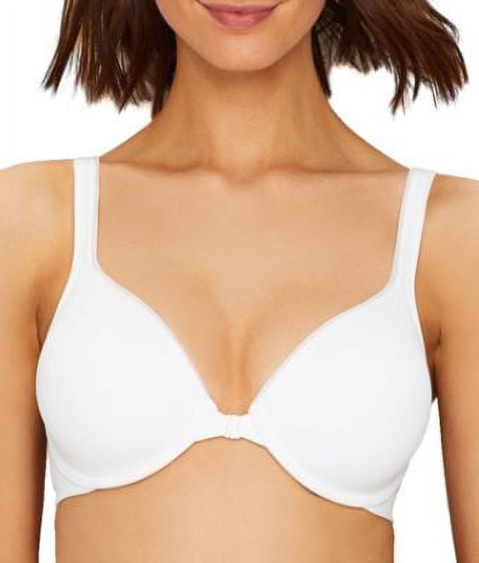 Hanes Ultimate® ComfortBlend® T-Shirt Front-Close Underwire Bra White 36B  Women's 