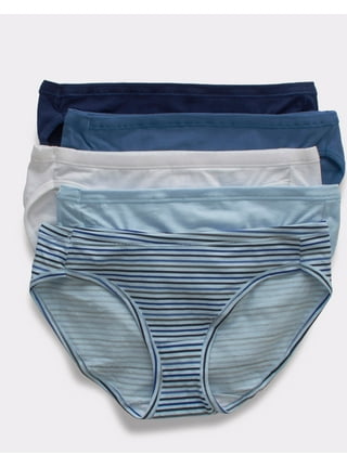 Hanes Women's SUPERVALUE Cotton Hi-Cut Underwear, 6+2 Bonus Pack 