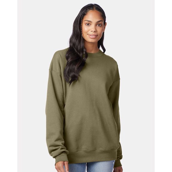 Hanes Adult Ultimate Cotton Crewneck Sweatshirt, 3XL, Oregano