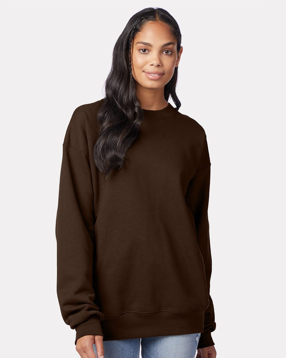 Hanes Ultimate Cotton Crewneck Sweatshirt - Walmart.com