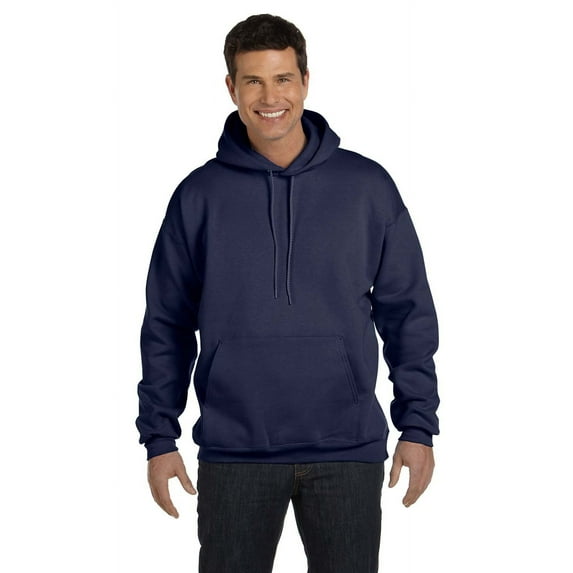 Hanes - Ultimate Cotton Hooded Sweatshirt - F170, Navy, 2X