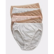 Hanes Ultimate Hi-Cut Underwear 6-Pack Women's Breathable High Cut Full Coverage sz 5-10