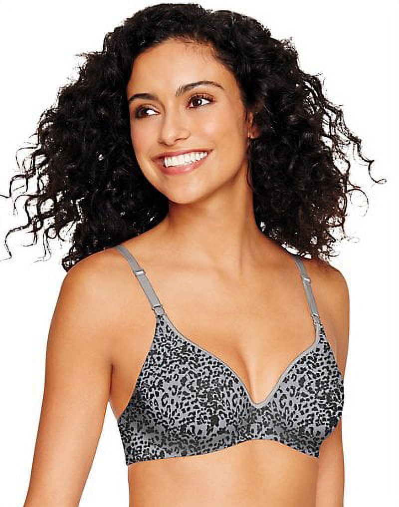 Hanes Ultimate Invisible Look Women`s Wirefree Bra, 34C, White
