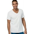thumbnail image 1 of Hanes Ultimate Men's 5-Pack Comfortsoft V-Neck Tee,White,Medium, 1 of 2