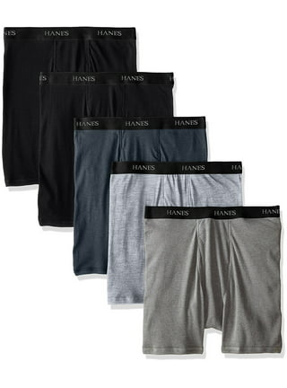 Hanes Ultimate Men's Stretch Cotton Brief Underwear, Moisture Wicking,  6-Pack Assorted M 
