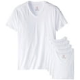 thumbnail image 1 of Hanes Ultimate Men's 6-Pack Best V-Neck T-Shirt, White, Medium, 1 of 2