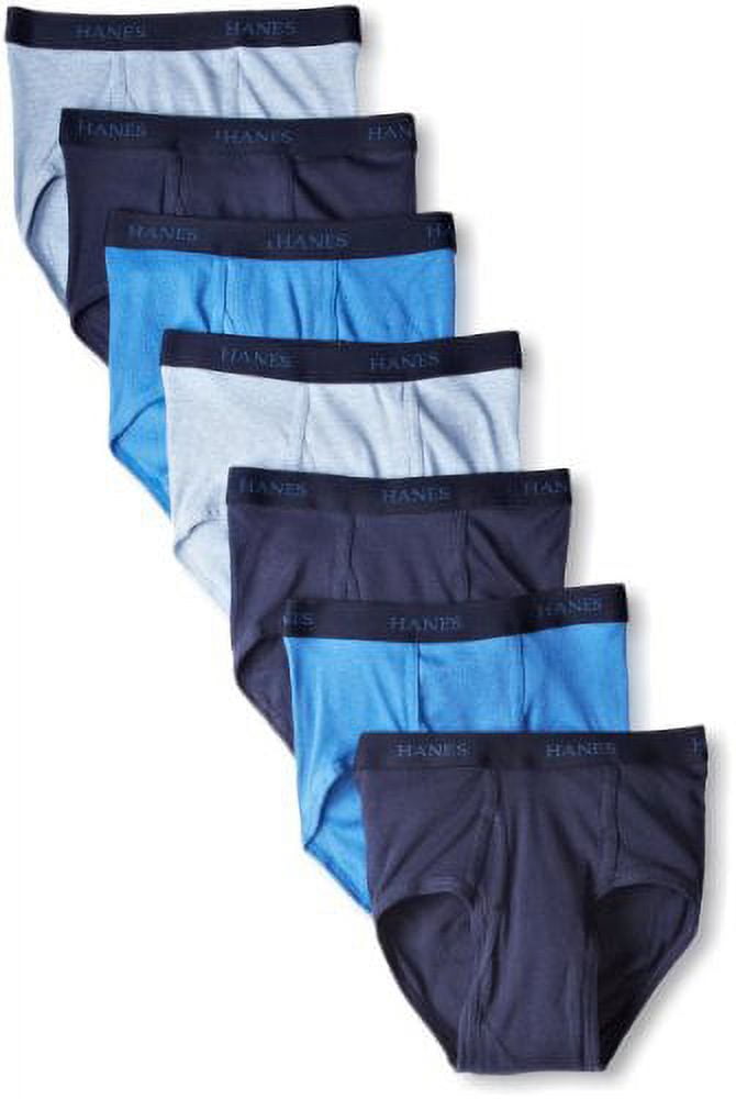 Hanes Ultimate Men's 7-Pack Full-Cut Pre-Shrunk Briefs-Colors May Vary ...