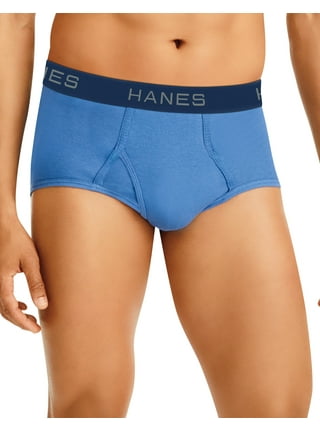 Hanes Men's Underwear Briefs Pack, Mid-Rise Cotton Moisture-Wicking Underwear  Briefs, 6-Pack 