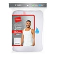 thumbnail image 1 of Hanes Men's Ultimate ComfortSoft Tank Undershirt, 3-Pack, 1 of 3