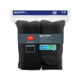 thumbnail image 1 of Hanes Ultimate Men's Cushion Crew Socks 10-Pack Black 6-12, 1 of 3