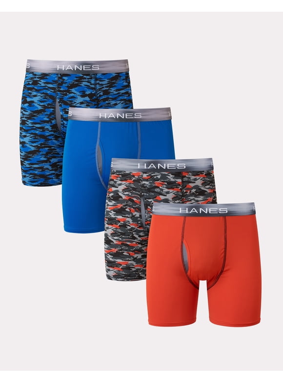 Set Maglie Termiche Hanes X-Temp Per Ragazzi - XL Nero Con Top E Pantalone