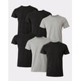 thumbnail image 1 of Hanes Ultimate Men's ComfortSoft Crewneck Undershirt, Black/Grey, 6-Pack Assorted 2XL, 1 of 6