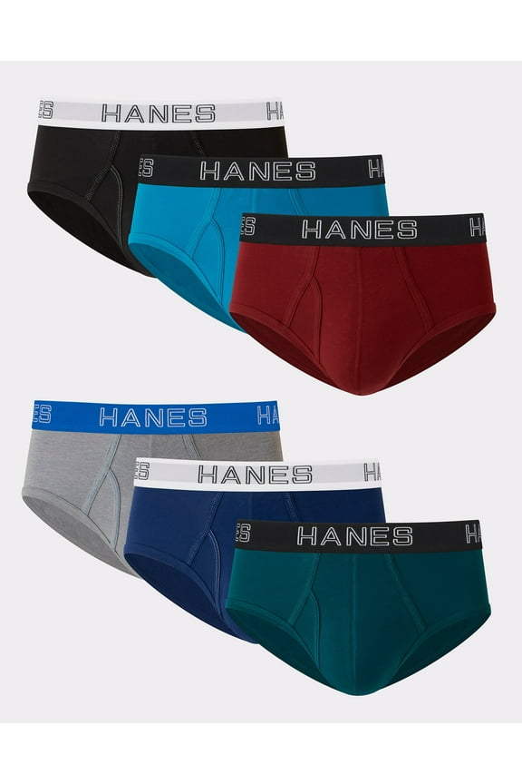 Ultimate Men's Stretch Brief 6-Pack Underwear Comfort Flex Assorted Colors
