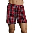thumbnail image 1 of Hanes Ultimate Men's TAGLESS® Tartan Boxers with Comfort Flex® Waistband 5-Pack - 745BP5, 1 of 2