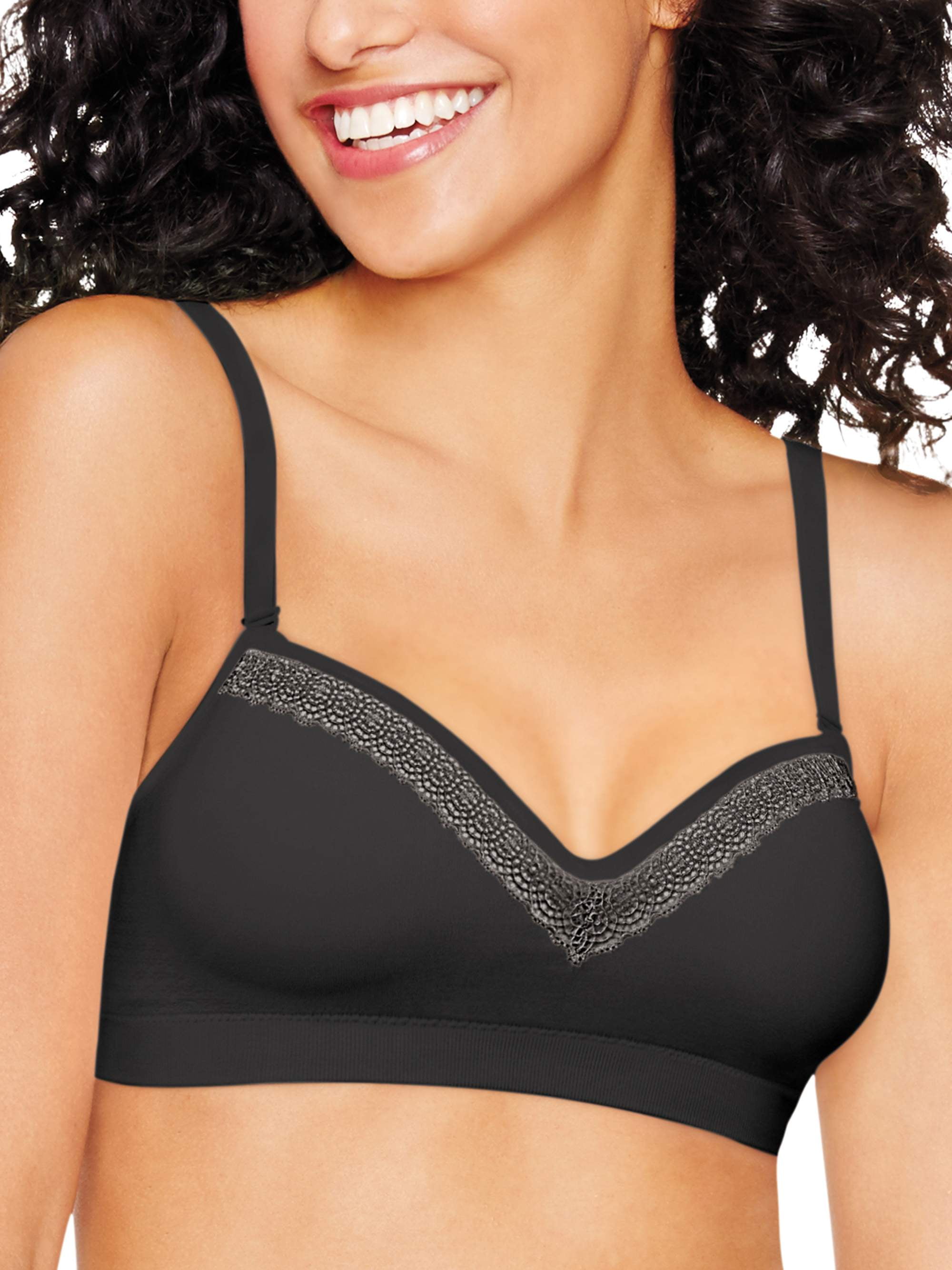 Hanes Ultimate® Natural Lift ComfortFlex Fit® Wirefree Bra Black