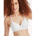 thumbnail image 1 of Hanes Ultimate Perfect Coverage Women's Wireless T-Shirt Bra White Floral XS, 1 of 8