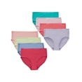 thumbnail image 1 of Hanes Ultimate Pure Comfort Girls' Microfiber Brief Underwear, 8-Pack Assorted 8, 1 of 3