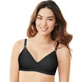 thumbnail image 1 of Hanes Ultimate® Smooth Inside and Out Foam ComfortFlex Fit® Wirefree Bra Black M Women's, 1 of 2