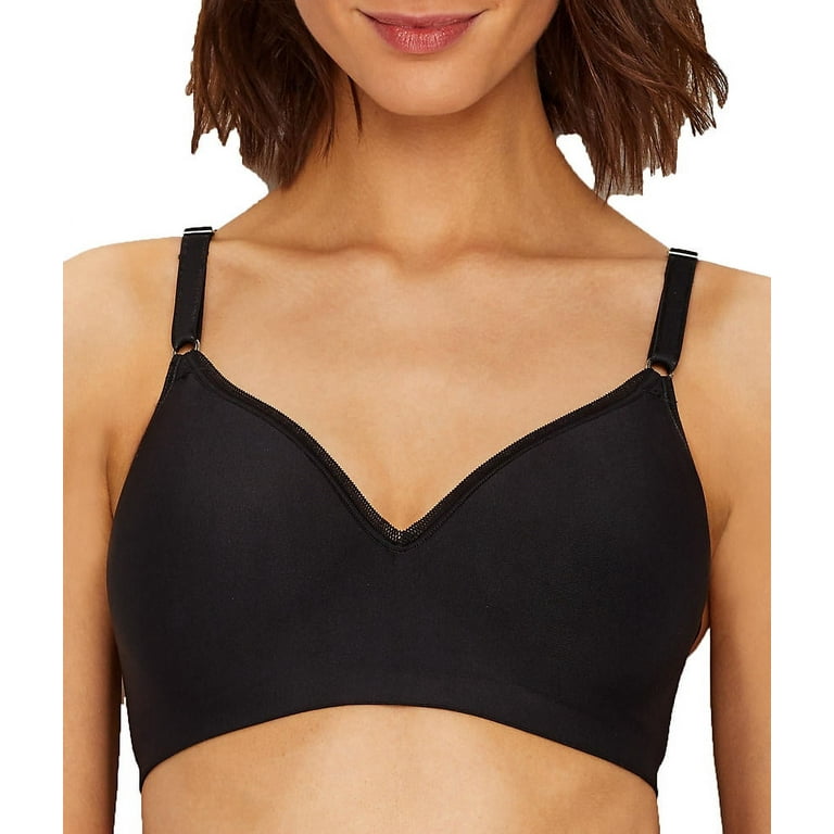 Hanes Ultimate® Smooth Inside and Out Foam ComfortFlex Fit® Wirefree Bra  Black M Women's 