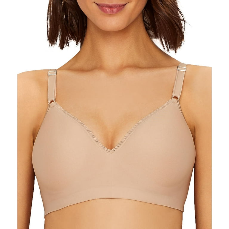 Hanes Ultimate® Smooth Inside and Out Foam ComfortFlex Fit® Wirefree Bra  Soft Taupe S Women's 