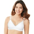 thumbnail image 1 of Hanes Ultimate® Smooth Inside and Out Foam ComfortFlex Fit® Wirefree Bra White S Women's, 1 of 2