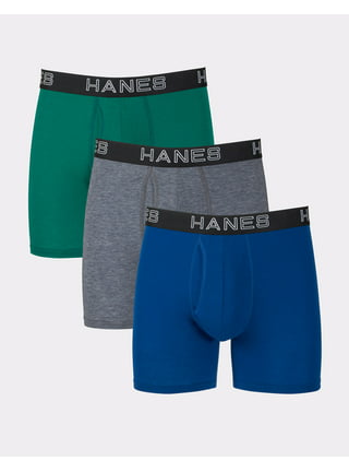 Hanes Men's Premium FreshIQ Tagless Boxer Brief - 3 Pack, Medium