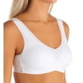 thumbnail image 1 of Hanes Ultimate Ultra Light Comfort Women's Wireless Bra White L, 1 of 4