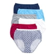 thumbnail image 1 of Hanes Ultimate Women's Brief 6-Pack Breathable Underwear High Rise Waist Cool Comfort Tagless, 1 of 3