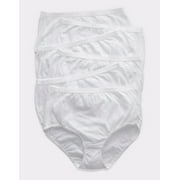 Hanes Ultimate Women's Breathable Brief Underwear, 6-Pack White/White/White/White/White/White 9