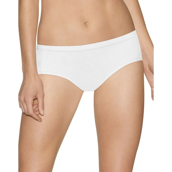 Hanes Ultimate Women's CofortSoft Waistband Cotton Stretch Hipster Underwear, 4-Pack